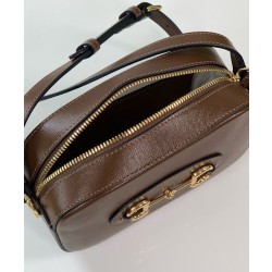 Gucci Horsebit 1955 Evolve Borsa a tracolla piccola 760196 Caffè