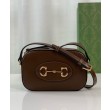 Gucci Horsebit 1955 Evolve Borsa a tracolla piccola 760196 Caffè