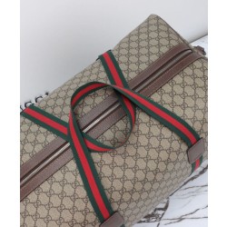Gucci Maxi Borsone Con Web 760152 Caffè Scuro