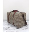 Gucci Maxi Borsone Con Web 760152 Caffè Scuro