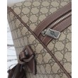 Gucci Maxi Borsone Con Web 760152 Caffè Scuro