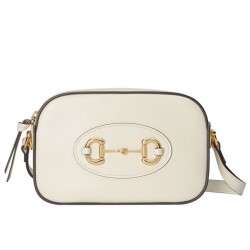 Miglior Prezzo Borsa a tracolla piccola Gucci Horsebit 1955 Evolves 760196 Bianca Replica