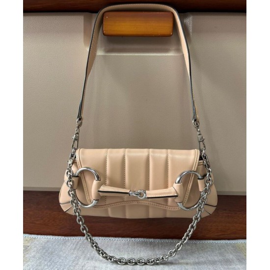 Sito Replica Borsa a tracolla piccola Gucci Horsebit Chain 764339 Albicocca imitazioni Miglior Prezzo Borsa a tracolla piccola Gucci Horsebit Chain 764339 Albicocca Replica