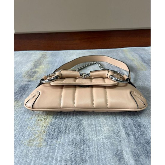 Sito Replica Borsa a tracolla piccola Gucci Horsebit Chain 764339 Albicocca imitazioni Miglior Prezzo Borsa a tracolla piccola Gucci Horsebit Chain 764339 Albicocca Replica