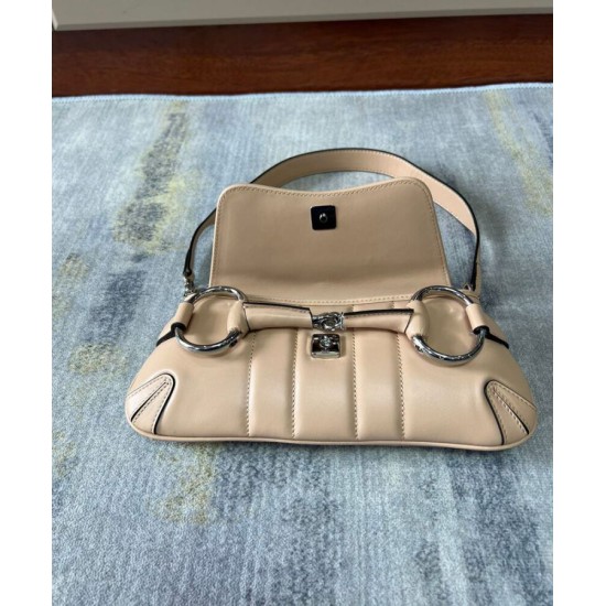 Sito Replica Borsa a tracolla piccola Gucci Horsebit Chain 764339 Albicocca imitazioni Miglior Prezzo Borsa a tracolla piccola Gucci Horsebit Chain 764339 Albicocca Replica