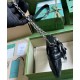 Miglior Prezzo Qualità superiore replica a tracolla piccola Gucci Horsebit Chain 764339 Nera Replica