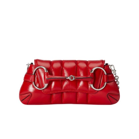 Sito Replica Borsa a tracolla piccola Gucci Horsebit Chain 764339 Rossa imitazioni Miglior Prezzo Borsa a tracolla piccola Gucci Horsebit Chain 764339 Rossa Replica