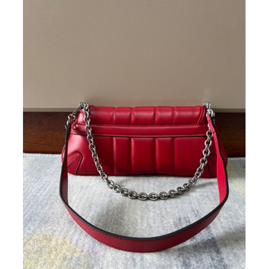 Sito Replica Borsa a tracolla piccola Gucci Horsebit Chain 764339 Rossa imitazioni Miglior Prezzo Borsa a tracolla piccola Gucci Horsebit Chain 764339 Rossa Replica