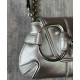 Miglior Prezzo Borsa a tracolla piccola Gucci Horsebit Chain 764339 Argento Replica
