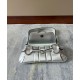 Miglior Prezzo Borsa a tracolla piccola Gucci Horsebit Chain 764339 Argento Replica