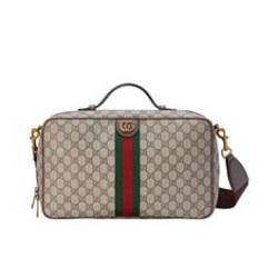 Miglior Prezzo Custodia per scarpe Gucci Savoy 752587 Caffè scuro Replica