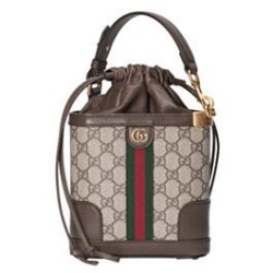 Miglior Prezzo Borse Firmate Replica a secchiello Gucci Ophidia GG 752583 Caffè scuro 