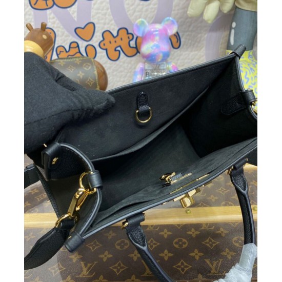 Miglior Prezzo Bora Pari all'originale replica tote Louis Vuitton Lock & Go M22311 Nera Replica