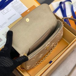 Miglior Prezzo Qualità superiore replica Portafoglio Louis Vuitton con catena Borsa Ivy M82211 Grigio Replica