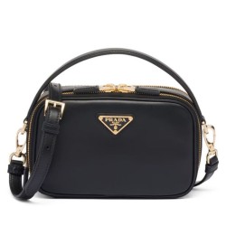 Miglior Prezzo Miniborsa Prada Odette in pelle 1BH203 Nera Replica