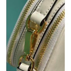 Imitazione Prada Odette Miniborsa in pelle 1BH203 Crema