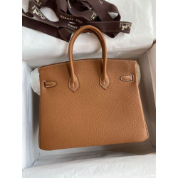 Hermes Birkin 25 Borsa Returne Gesso Clemence