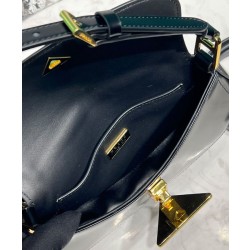 Imitazione Borse Replica Alta Qualità a tracolla Prada in pelle spazzolata 1BD345 Nera