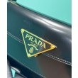 Imitazione Borse Replica Alta Qualità a tracolla Prada in pelle spazzolata 1BD345 Nera