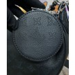 LV Baia MM M22823 Accattivante borsa a mezzaluna nera
