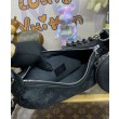 LV Baia PM M22819 Accattivante borsa a mezzaluna nera