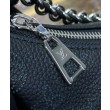 LV Baia PM M22819 Accattivante borsa a mezzaluna nera