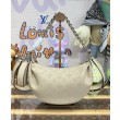 LV Baia PM M22820 Accattivante borsa a mezzaluna albicocca