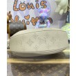 LV Baia PM M22820 Accattivante borsa a mezzaluna albicocca