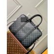 LV Porte-Documents Voyage PM in tela Damier Graphite N40445