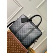 LV Porte-Documents Voyage PM in tela Damier Graphite N40445