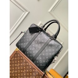 LV Porte-Documents Voyage PM in tela monogramma Eclipse M46457