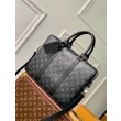 LV Porte-Documents Voyage PM in tela monogramma Eclipse M46457