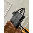 LV Porte-Documents Voyage PM in tela monogramma Eclipse M46457