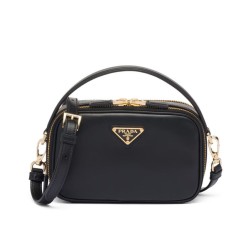 Miniborsa Prada Odette in pelle 1BH203 Nera