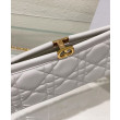 Pochette Christian Dior Caro Colle Noire con borsa a catena