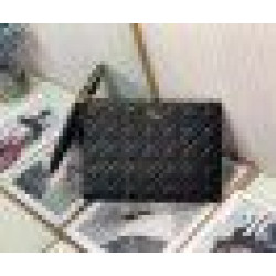 Pochette Dior Caro Daily grande nera