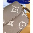 Qualità superiore replica Portafoglio LV con catena Borsa Ivy M82211 Grigio