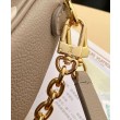 Qualità superiore replica Portafoglio LV con catena Borsa Ivy M82211 Grigio