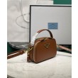 Prada Odette Miniborsa in pelle 1BH203 Caffè