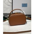 Prada Odette Miniborsa in pelle 1BH203 Caffè