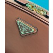 Prada Odette Miniborsa in pelle 1BH203 Caffè