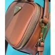Prada Odette Miniborsa in pelle 1BH203 Caffè