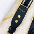 Tracolla regolabile con ricamo Dior Nera Tracolla regolabile con ricamo Dior Nera