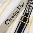 Tracolla regolabile con ricamo Dior Nera Tracolla regolabile con ricamo Dior Nera