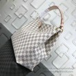 Graceful MM Damier Azur Canvas Rose Ballerine N42233
