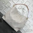 Graceful MM Damier Azur Canvas Rose Ballerine N42233