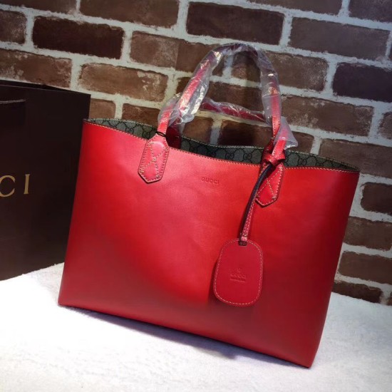 Replica Alta Qualità Reversible GG Medium Tote 368568 Red