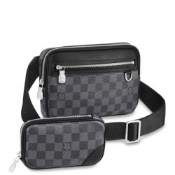 Replica Scott Messenger Bag Damier Graphite N50018 Griffate