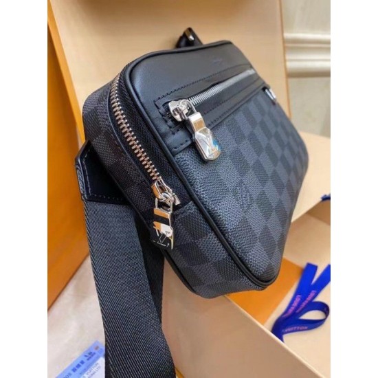 Replica Scott Messenger Bag Damier Graphite N50018 Griffate