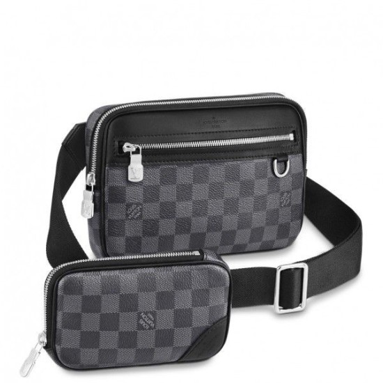 Replica Scott Messenger Bag Damier Graphite N50018 Griffate